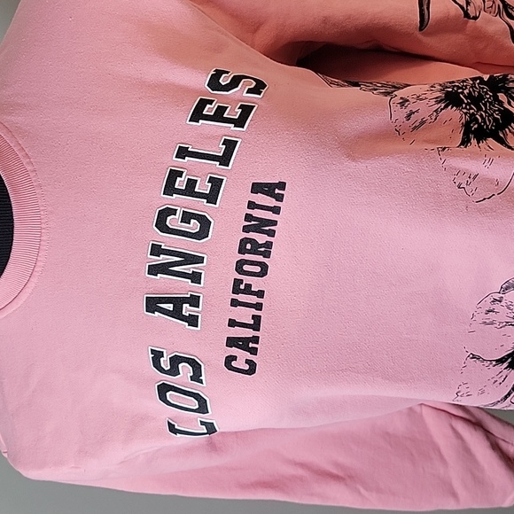 Blind Rooster Los Angeles pink pullover sweatshirt - Picture 3 of 6